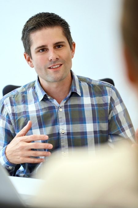 Basierend auf Daten prognostiziert Silvan Müller den sogenannten Lastgang.